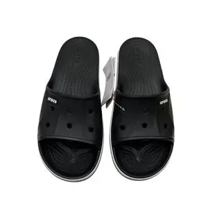 Crocs Bayaband Mens Slide Sandals Size 10 Black White Water Friendly Lightweight CROCS | Shoes | Crocs Bayaband Mens Slide Sandals Size Black  main image 2